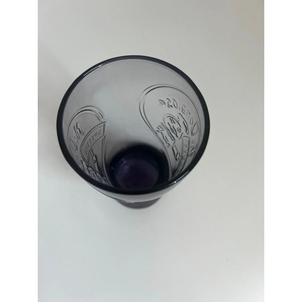 McDonald's Retro 1955 Speedy Hamburger Coke Purple‎ Glass